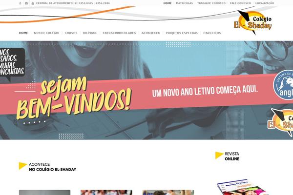 colegioelshaday.com.br site used Mude