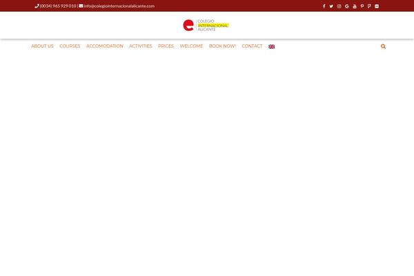 Education theme site design template sample
