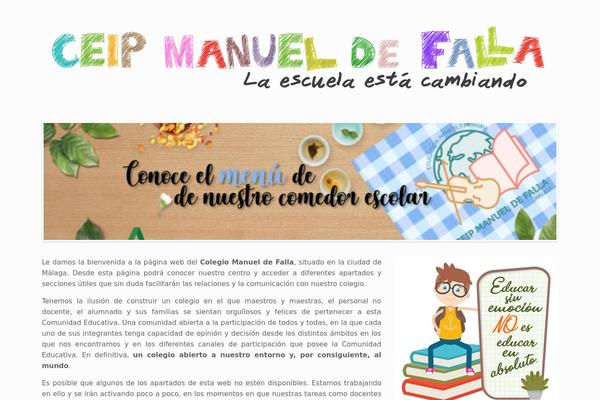 colegiomanueldefalla.com site used Colegio