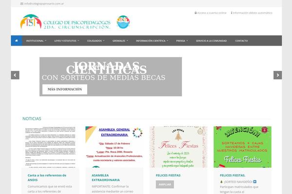 Trizzy theme site design template sample