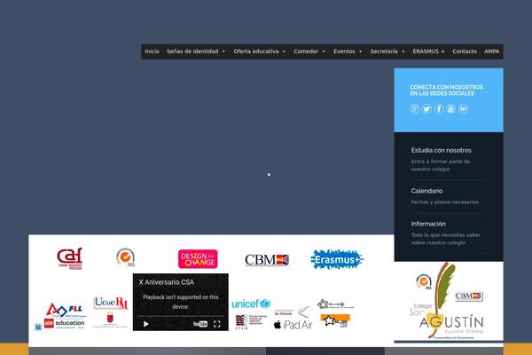 University theme site design template sample
