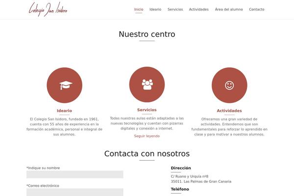 WordPress website example screenshot