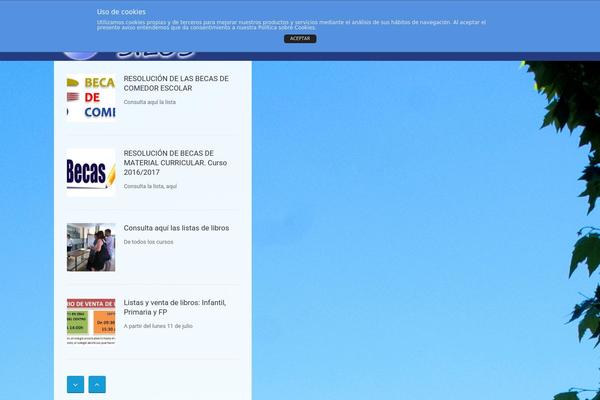 University theme site design template sample
