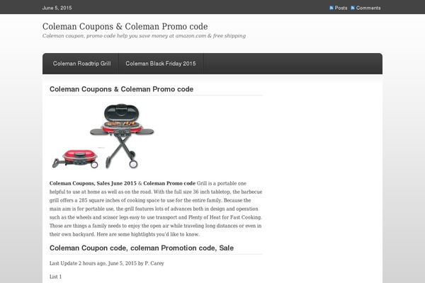 colemancoupons.net site used Freelance