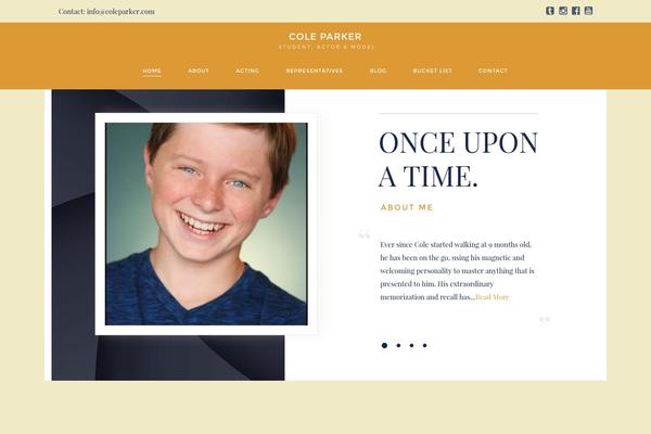 Exposure-parent theme site design template sample