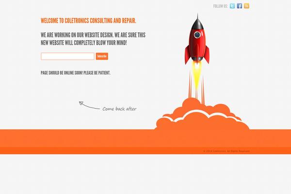 Launcher theme site design template sample