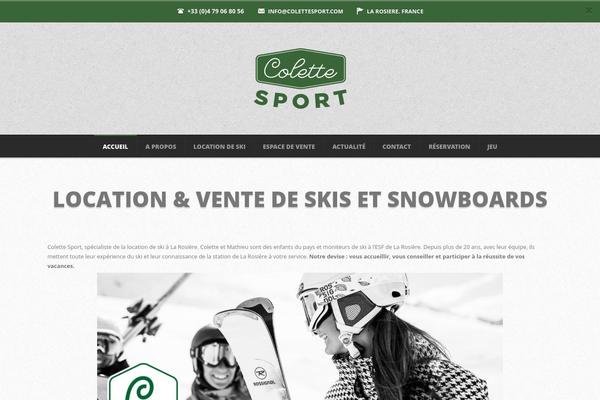 Colette theme site design template sample