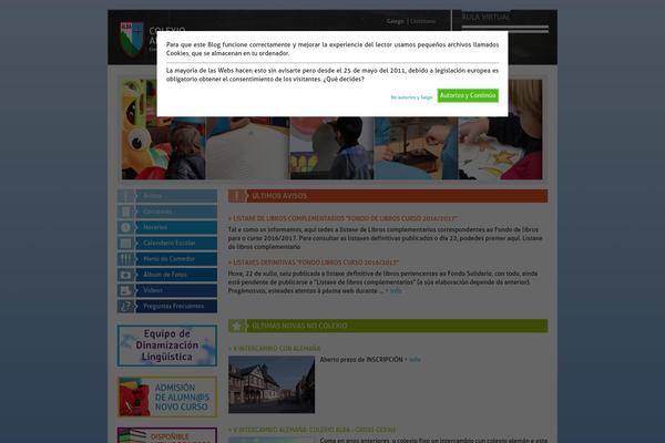 colexioalba.com site used Colegioalba