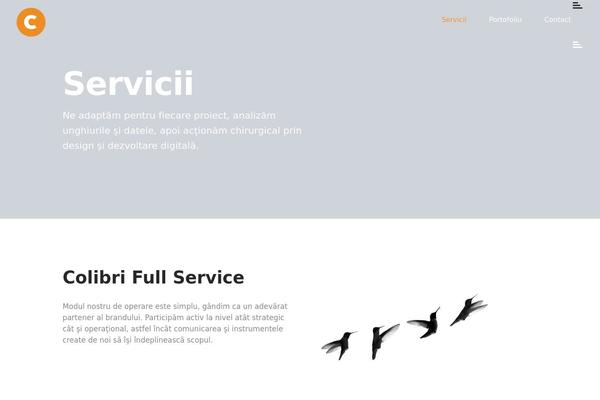 Büro theme site design template sample