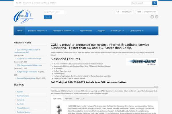 Progress theme site design template sample