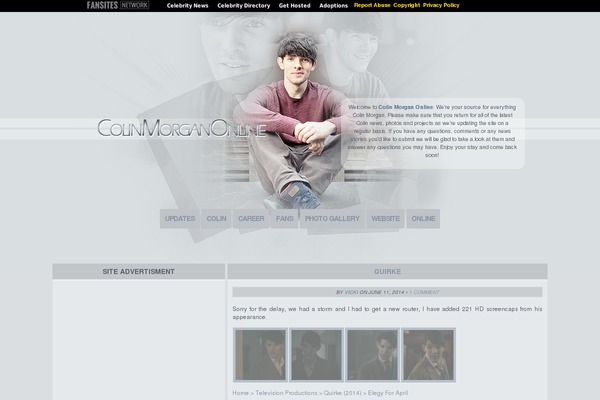 colin-morgan.com site used Colinmorganonline_prd