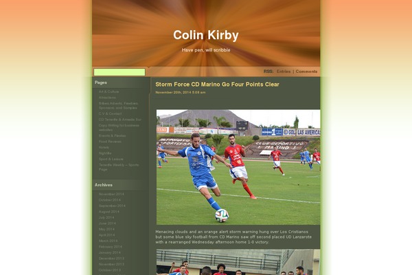 colinkirby.com site used Rusty