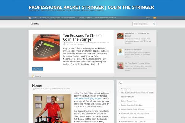 colinthestringer.com site used Headlines