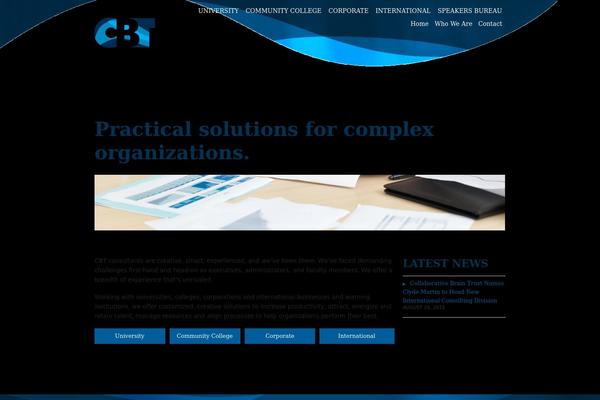 Cbt theme site design template sample