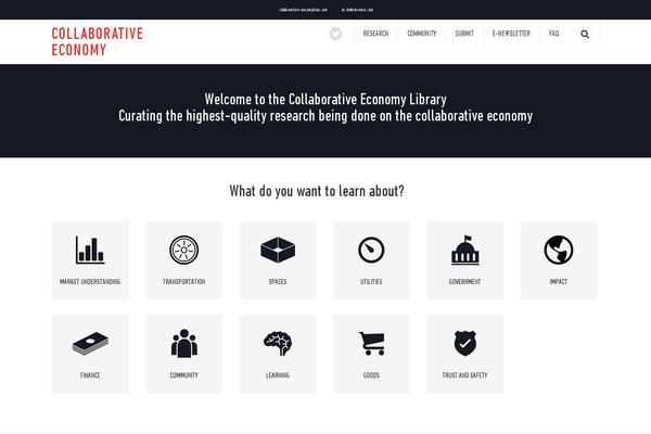 collaborativeeconomy.com site used Collaborative-economy