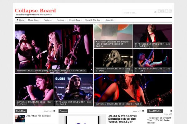 Patterns theme site design template sample