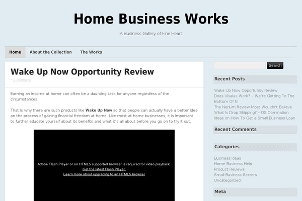 Rundown theme site design template sample