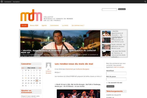 Custom Community theme site design template sample