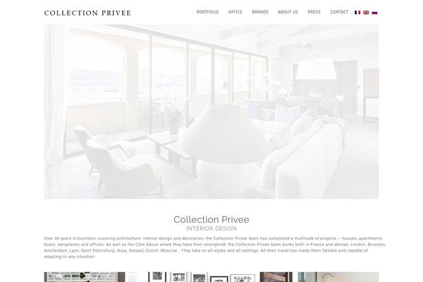 Ambient theme site design template sample