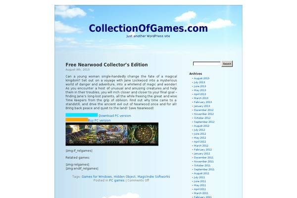 BlueSky theme site design template sample