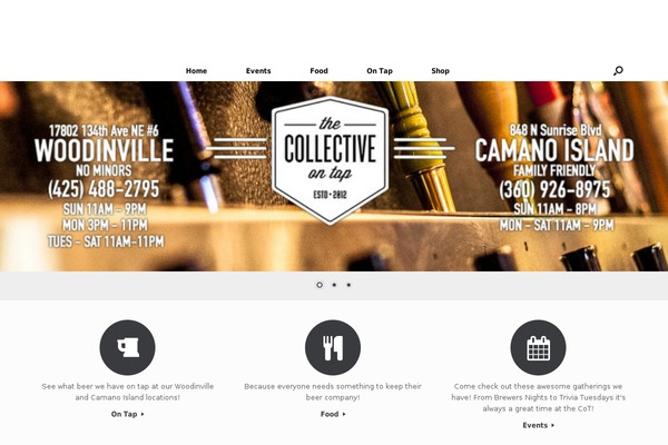 Vantage theme site design template sample