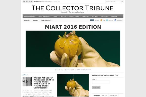 Newspaper theme site design template sample
