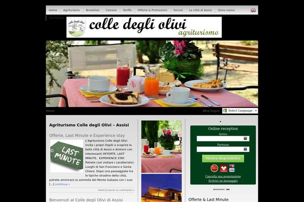 Istituzionale theme site design template sample