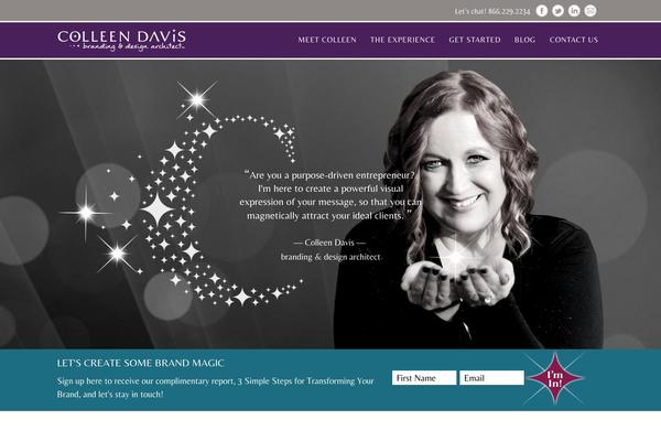 colleendavis.com site used Parallax-pro1