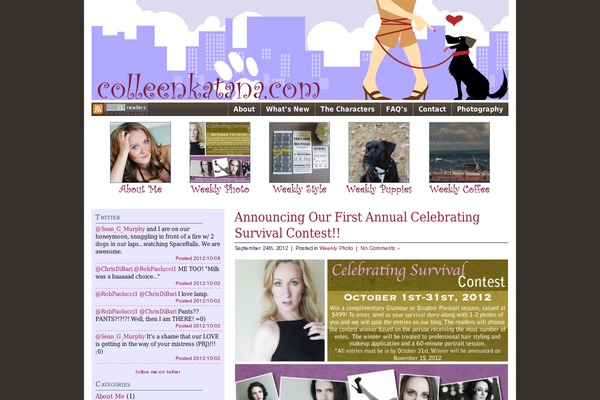 colleenkatana.com site used Colleen