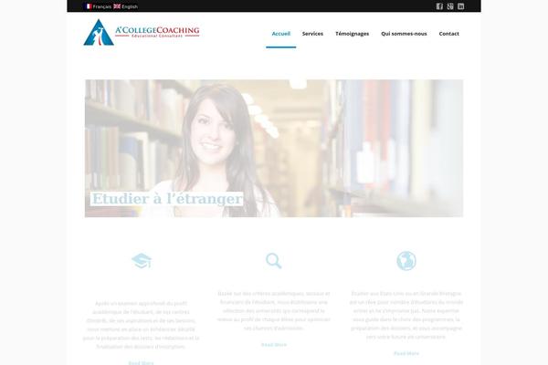 Aria theme site design template sample