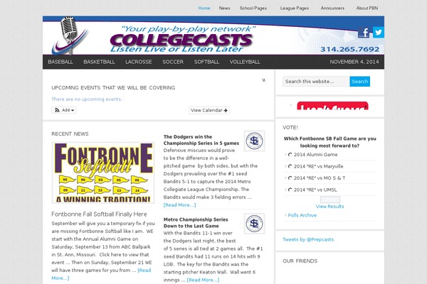 News theme site design template sample