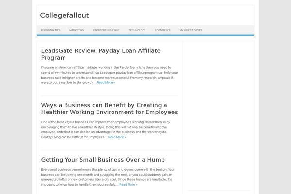 collegefallout.com site used Krusze