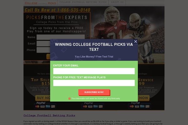 Site using Arscode-ninja-popups plugin