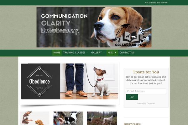Site using Business Contact Widget plugin