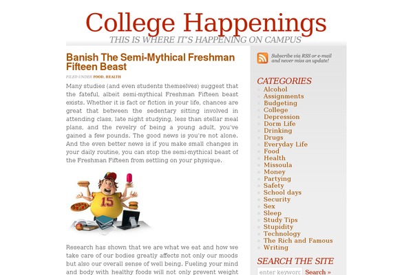 collegehappenings.com site used Estranged