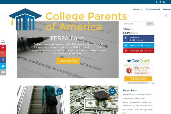 Divi Child theme site design template sample