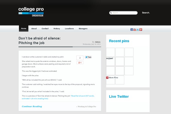 Magazeen theme site design template sample