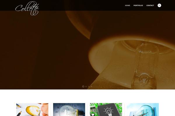 Porcelain theme site design template sample