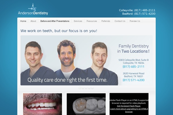 Etherna theme site design template sample