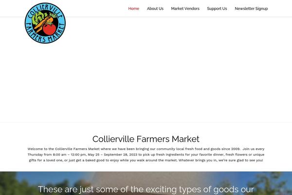 colliervillefarmersmarket.org site used Cad-child-theme