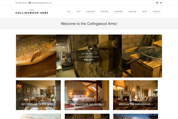 collingwoodarms.com site used Brasserie-pro
