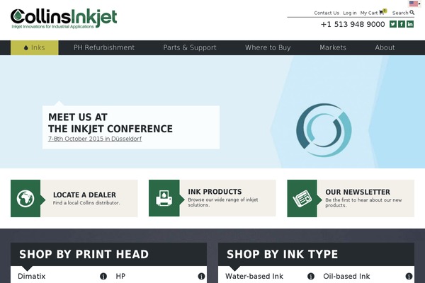 collinsink.com site used Collinsinkjet