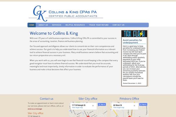 collinskingcpa.com site used Collins-king2014