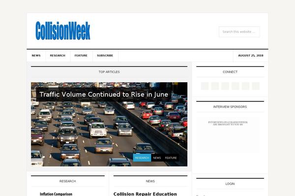 News Pro theme site design template sample