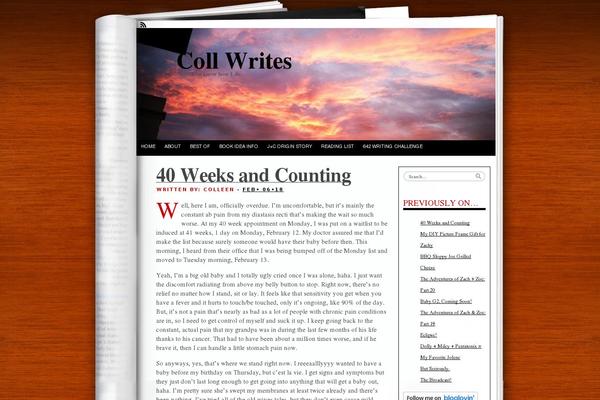 Fresh Ink Magazine theme site design template sample