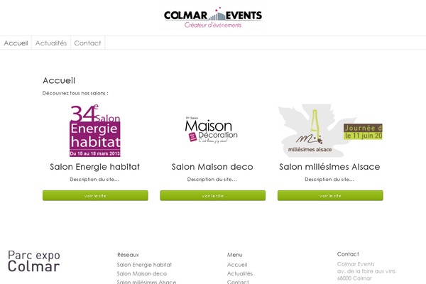 colmar-events.com site used Colmarevents