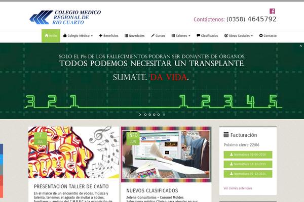 Vox theme site design template sample