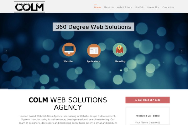 3Clicks theme site design template sample