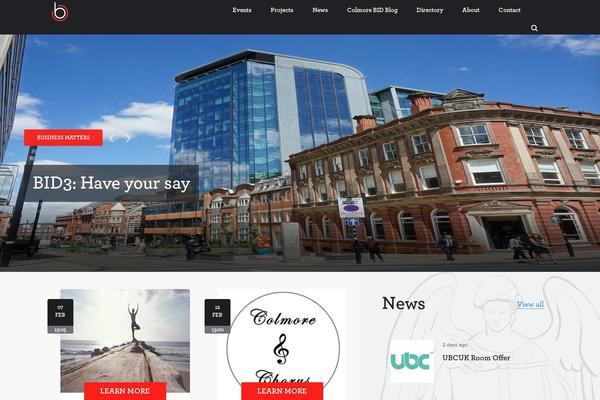 colmorebusinessdistrict.com site used Class