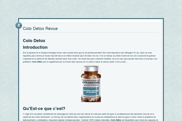 colodetoxplusfrance.net site used Tapestry